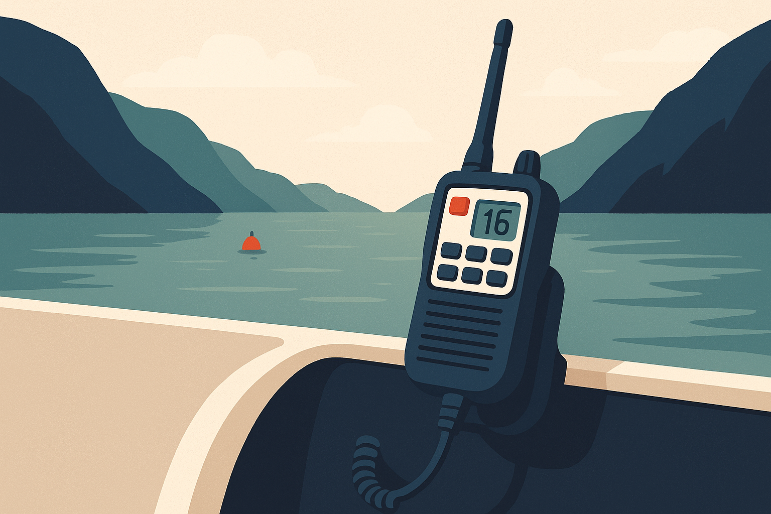 VHF-radio på fritidsbåt: krav, bruk og nødprosedyre
